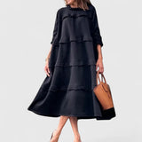 Briannelyse | Robe Midi Sophistiquée