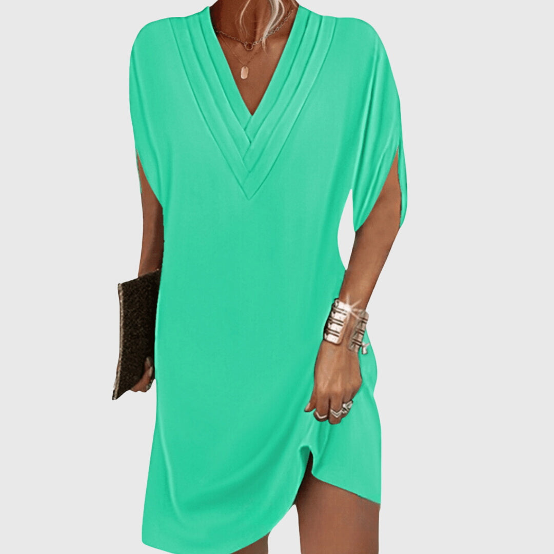 Christine | Robe Élégante Cachant le Ventre
