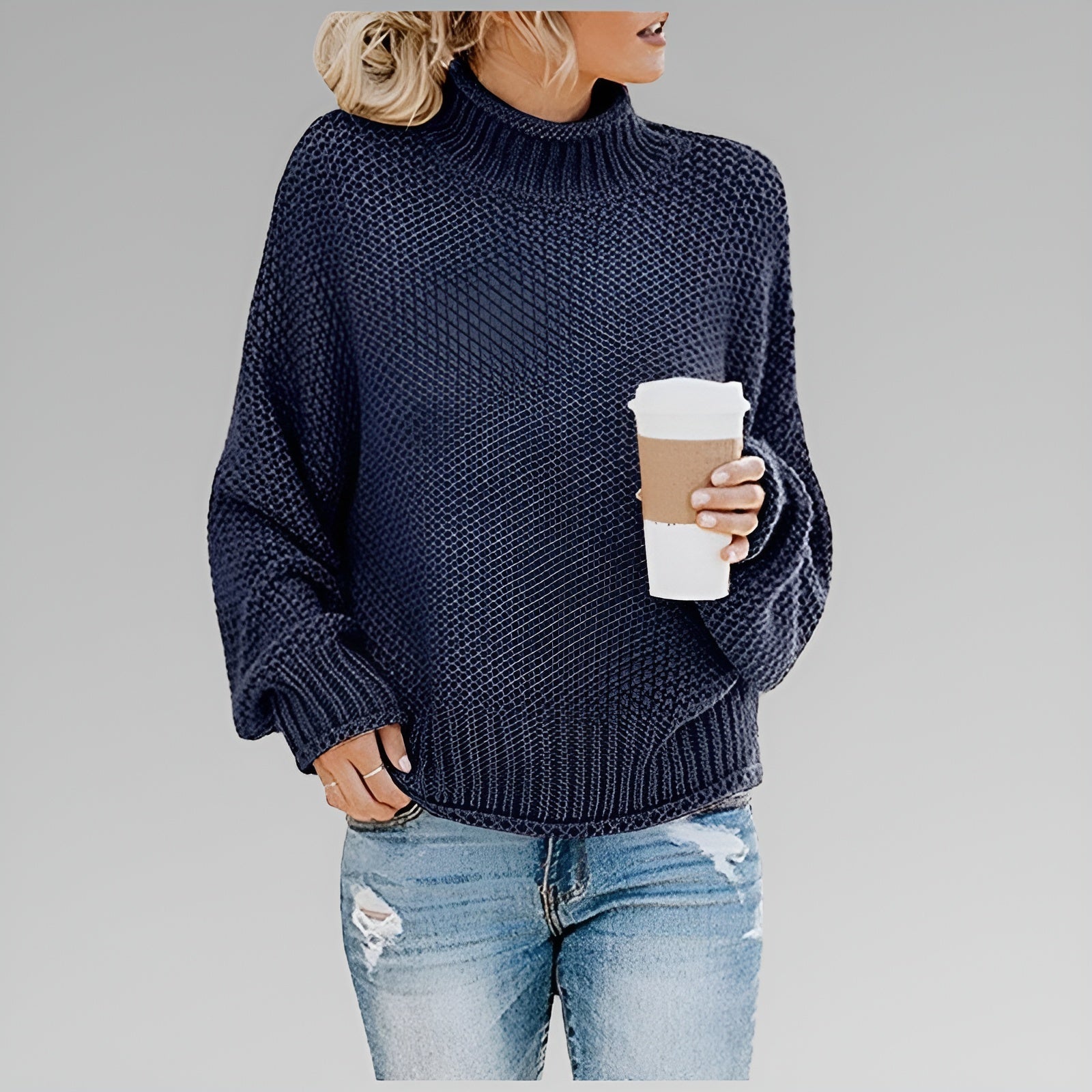 Anne | Pull Tricoté Classique et Confortable