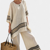 Anzaleira | Ensemble Rayé Élégant