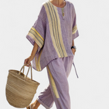 Anzaleira | Ensemble Rayé Élégant