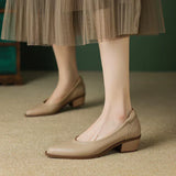 Camille | Chaussures à Talons Moyens